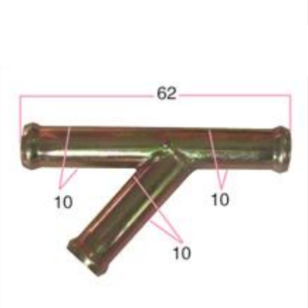 YT3907Car Wiper Kettle Spray Pipe Joint 3-way Straight Through Y-pass Glass Washer T-type Wiper Connection Pipe