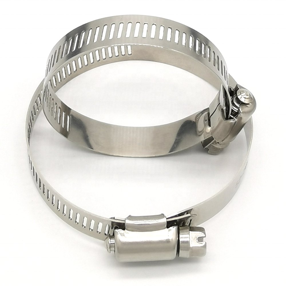 W4 201SS American Type Auto Fasteners Strong Steel Worm Pipe & Hose Clamps with Zinc Finish Cable Clips & Clamp Clamps