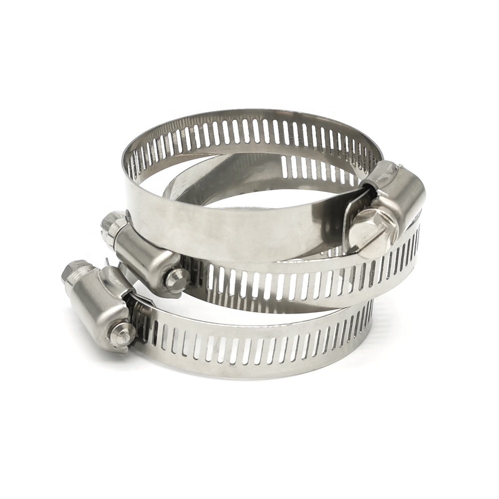 W4 201SS American Type Auto Fasteners Strong Steel Worm Pipe & Hose Clamps with Zinc Finish Cable Clips & Clamp Clamps