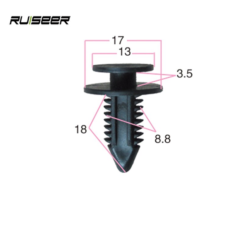 Auto Fastener Car Bumper Clips Retainer Car Fastener Rivet Door Panel Fender Clips