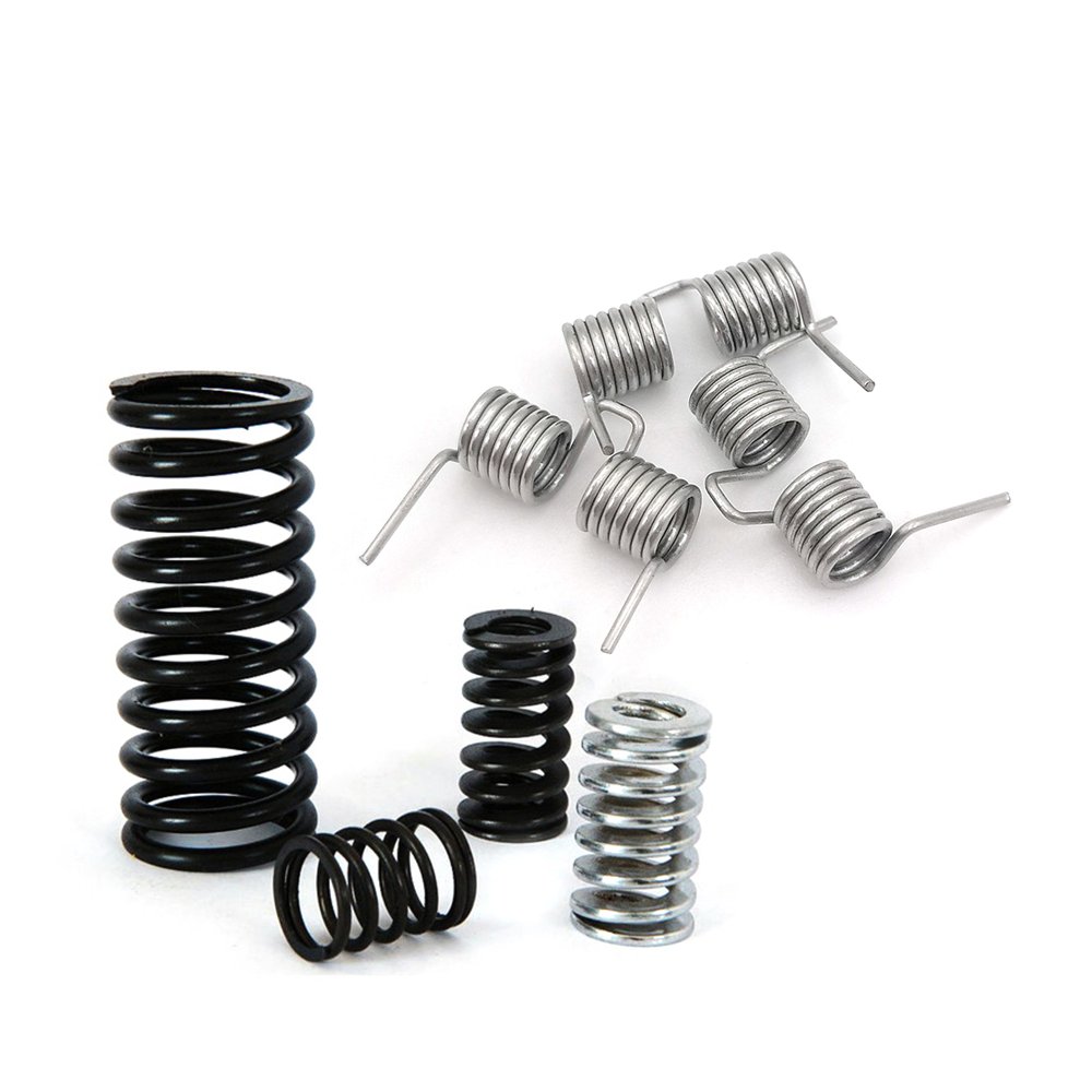 Custom carbon steel spiral coil extension hardware 8mm wire heavy duty small light adjustable torsion spring compression spring