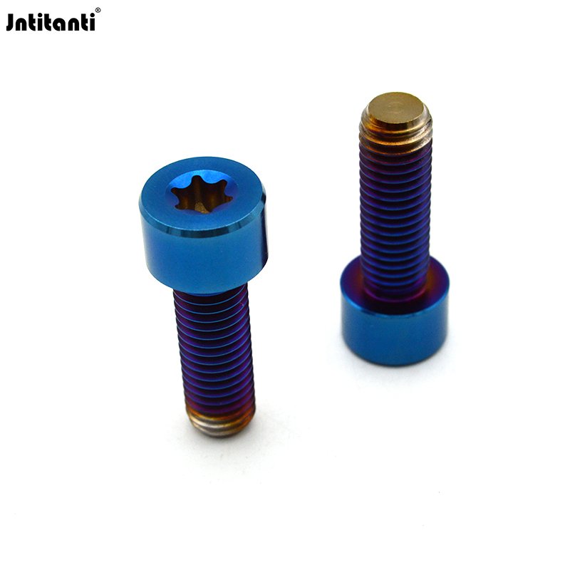 Jntitanti Factory 10.9 Grade Gr.5 Titanium Alloy Ti-6Al-4V Torx Head Titanium Screw Bolts M10x30mm for Racing Car