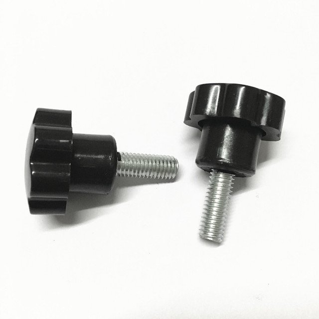 Thumb Knob Shade Bolts Star Head Plastic Handle Fasteners Thumb Bolt