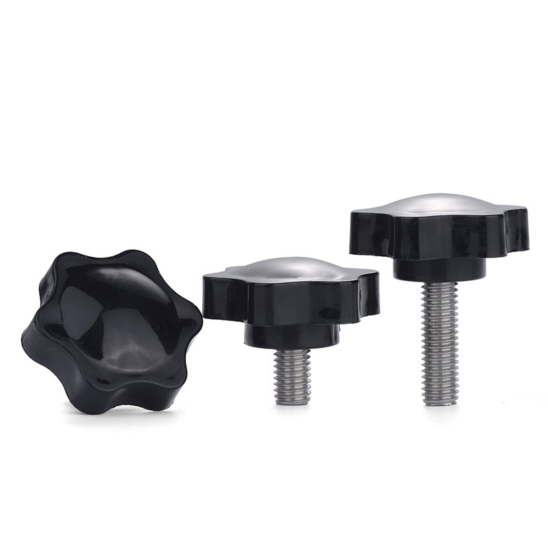Thumb Knob Shade Bolts Star Head Plastic Handle Fasteners Thumb Bolt