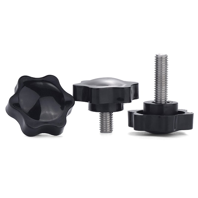Thumb Knob Shade Bolts Star Head Plastic Handle Fasteners Thumb Bolt