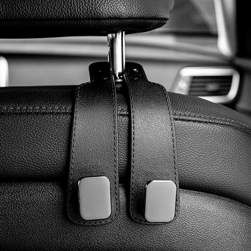 TY Wholesale Car Seat Back Phone Stand Hook Imitation Fur Car Hidden Inside the Zinc Alloy Hook Auto Parts