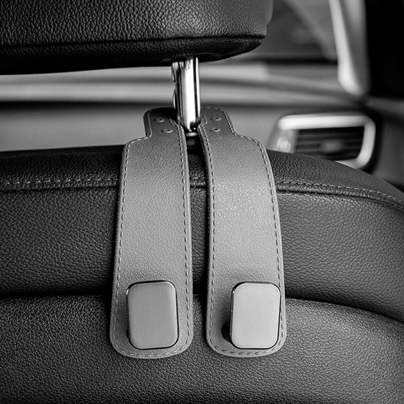 TY Wholesale Car Seat Back Phone Stand Hook Imitation Fur Car Hidden Inside the Zinc Alloy Hook Auto Parts