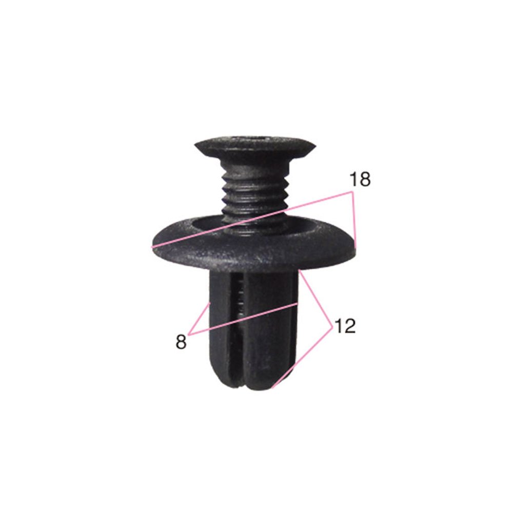 High Quality Car Retainer Clips Auto Push Pin Rivets Nylon Fastener Automotive Clips for Car Roof Molding