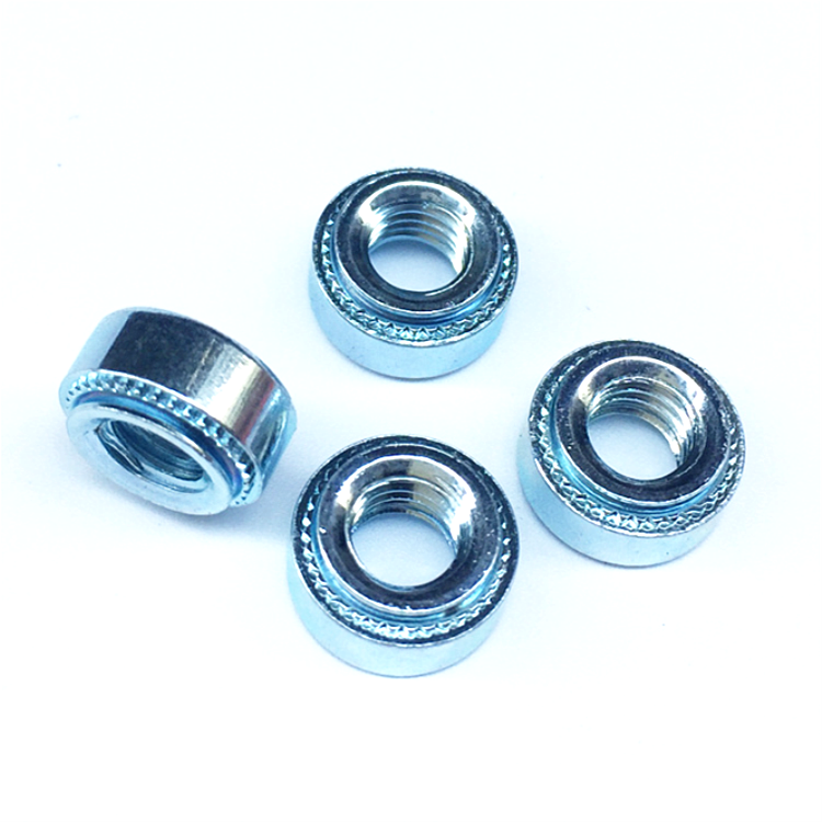 S Ss Cls Clss Sp Carbon Steel Zinc Plated Recessed Press Nut Self Clinching Nut For Pc Board Car Industry Accessory For Panel