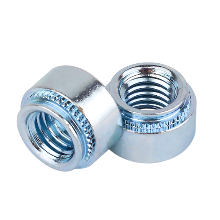 S Ss Cls Clss Sp Carbon Steel Zinc Plated Recessed Press Nut Self Clinching Nut For Pc Board Car Industry Accessory For Panel