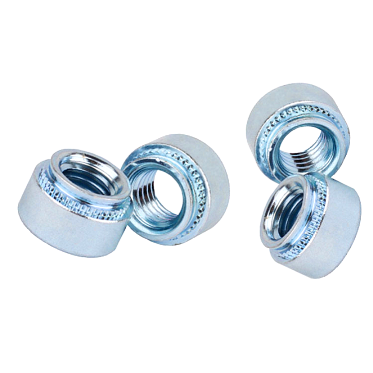 S Ss Cls Clss Sp Carbon Steel Zinc Plated Recessed Press Nut Self Clinching Nut For Pc Board Car Industry Accessory For Panel
