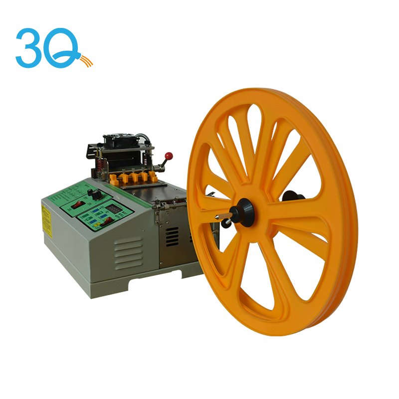 3Q Manual Fabric Cutting Machine Light Band Cutter Auto Electric Scissor for Cutting Nylon Zipper Belt Hook and Loop Fasteners