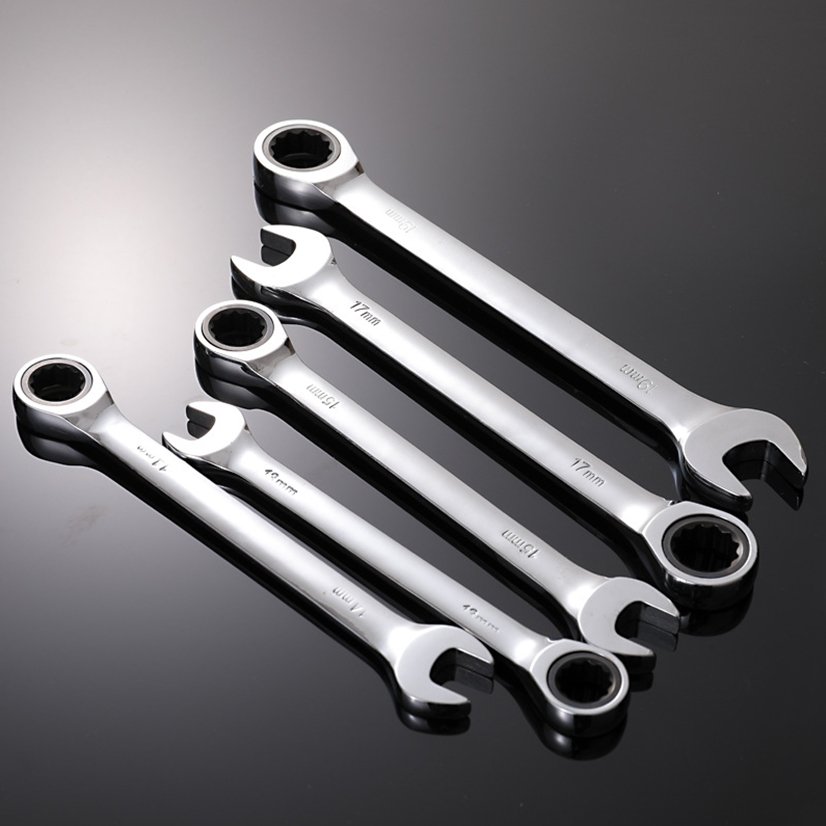 Manufacturers Wholesale Dual-Use 72- Tooth Ratchet Torque Wrench Labor-Saving Fast Auto Repair Plum Fastening for Auto Repair