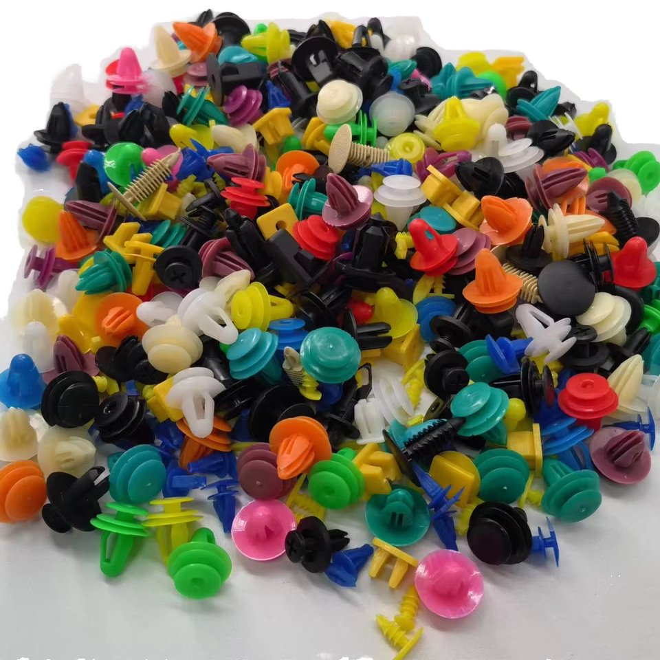 500pcs Universal Mixed Auto Fastener Plastic and Nylon Car Bumper Clips Retainer Fastener Rivet Door Panel Liner for All Cars