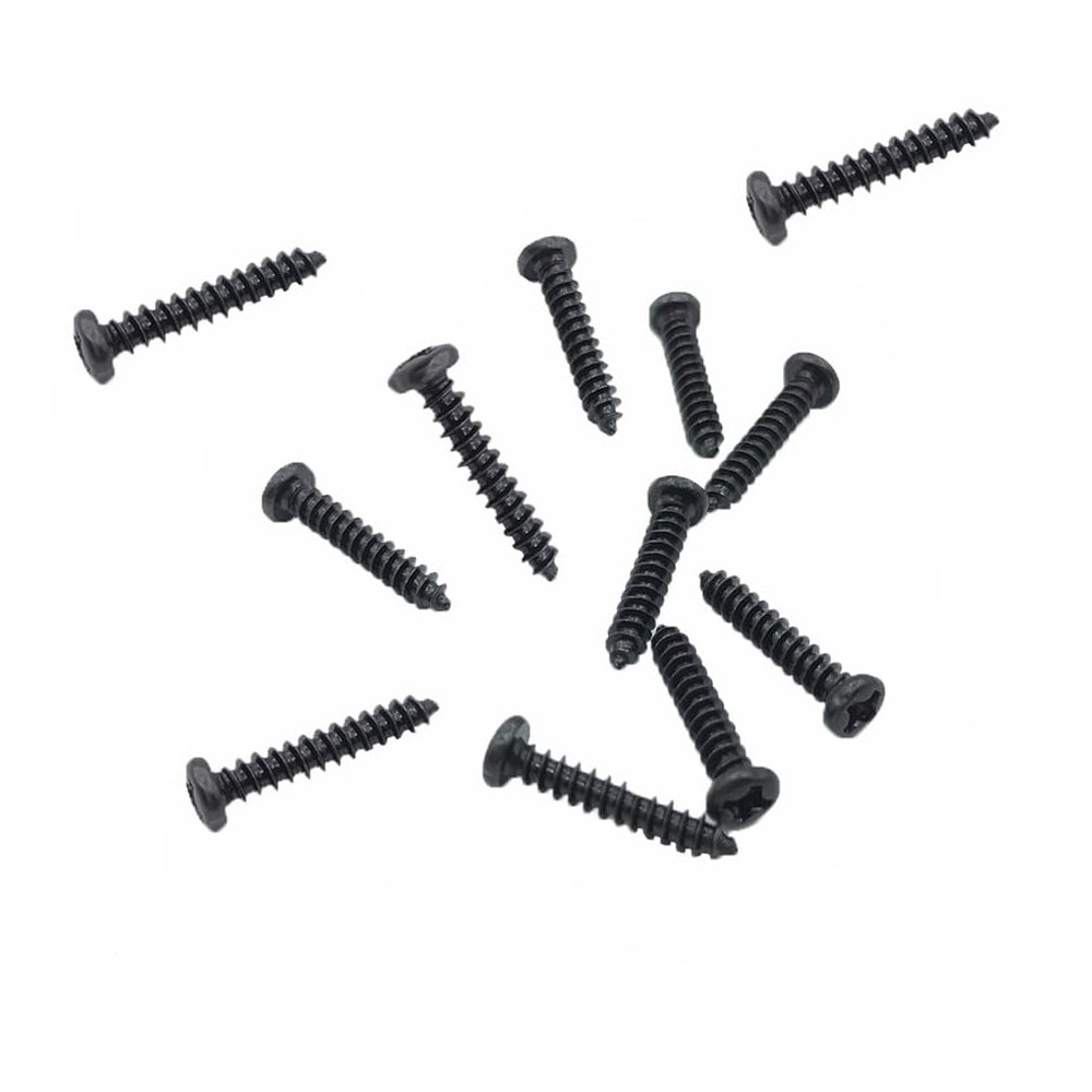 M1 M2.5M3M5M6 Screw + Nut Hexagonal Head Steel Black 8.8 For Metal Black Auto Screws Fasteners Standard