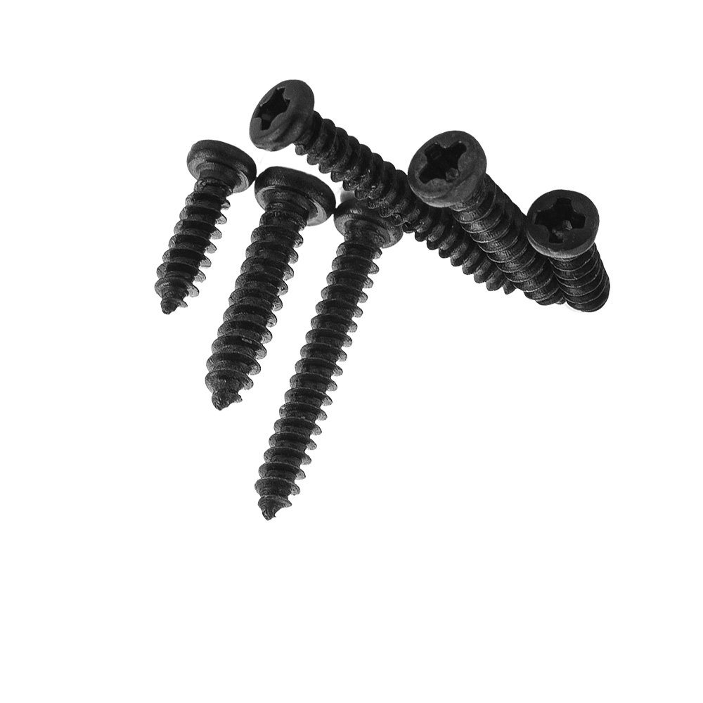 M1 M2.5M3M5M6 Screw + Nut Hexagonal Head Steel Black 8.8 For Metal Black Auto Screws Fasteners Standard