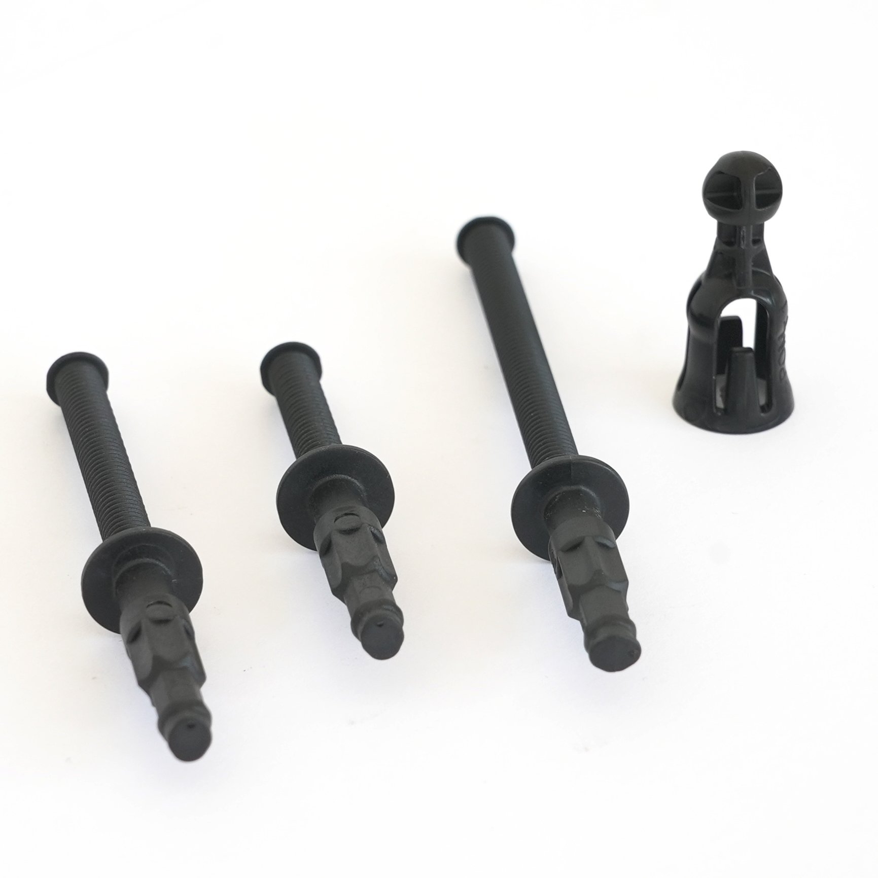 Heavy-Duty PBT Bumper Clips and Screws Secure Fasteners for Body Panels Auto Rubber Easy Installation for Cars