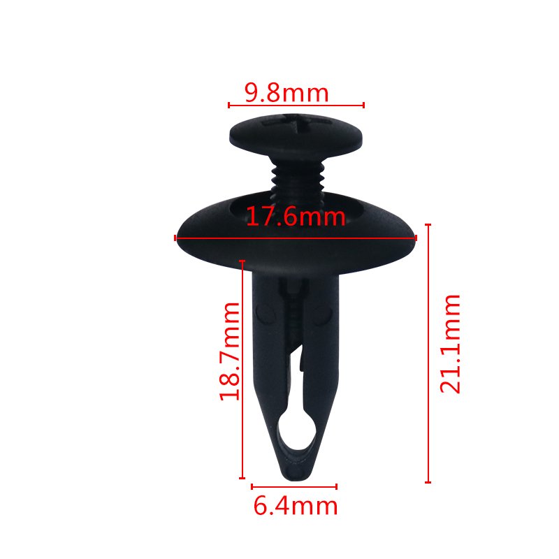 Factory Supply Plastic Push Type Rivet for Car Auto Plastic Clips and Fasteners Car Clips Auto Body Clips04607