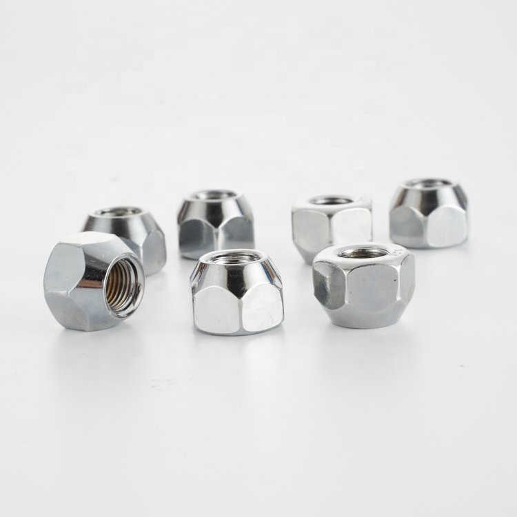 Newest selling silvery steel hub nut round fasten durable nut tires accessories 90942-01007 wheel nuts for toyota