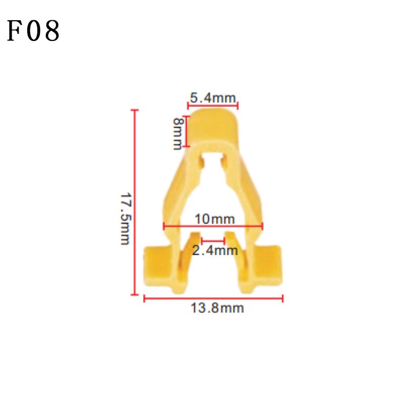 F08 Auto Instrument Panel Audio Plastic Clip For Universal