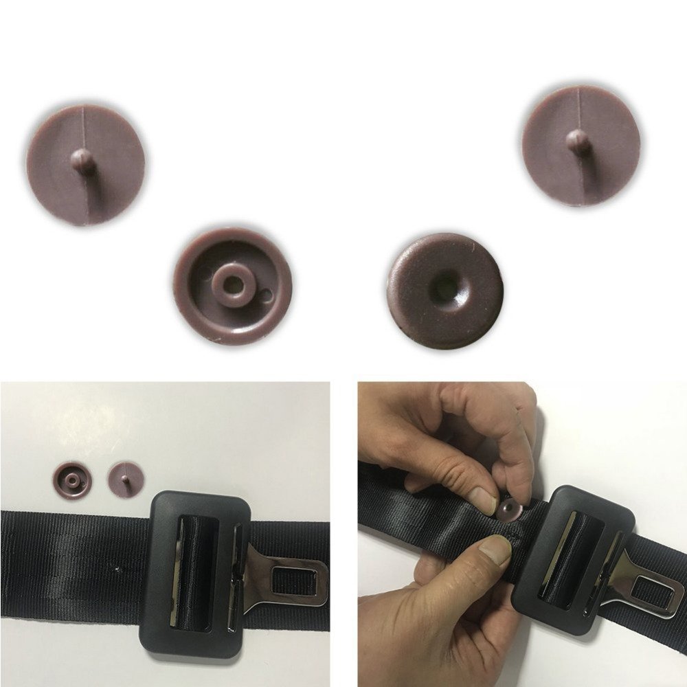 10/5 Pairs/Pack Car Seat Belt Stopper Button Universal Limit Safety Buckles Retainer Black Car Parts Fastener Auto Accessories