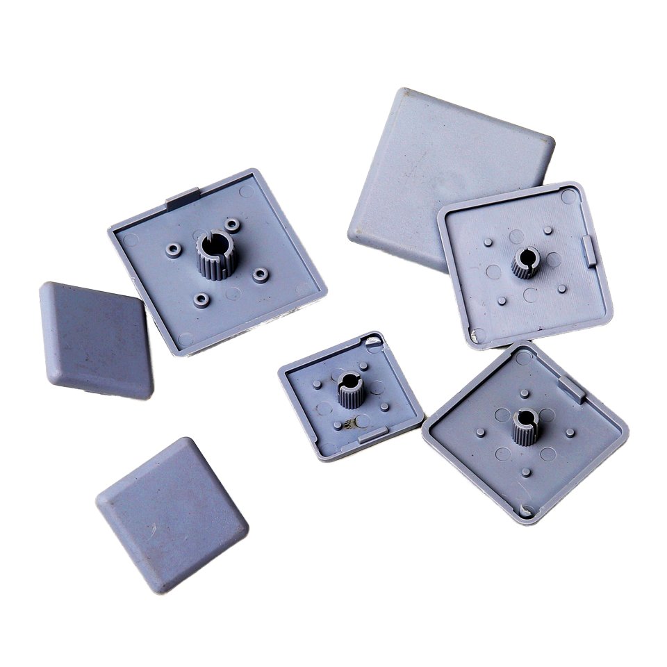 DIN GB Cover Plate Cap Plastic Nylon Plug For Aluminum Profile Square End Cap 20/30/40/50