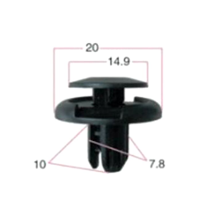 Fender Liner Splash Shield Push Rivet Fastener Bumper Retainer Pin Clips for Toyota Car Accessories Clips
