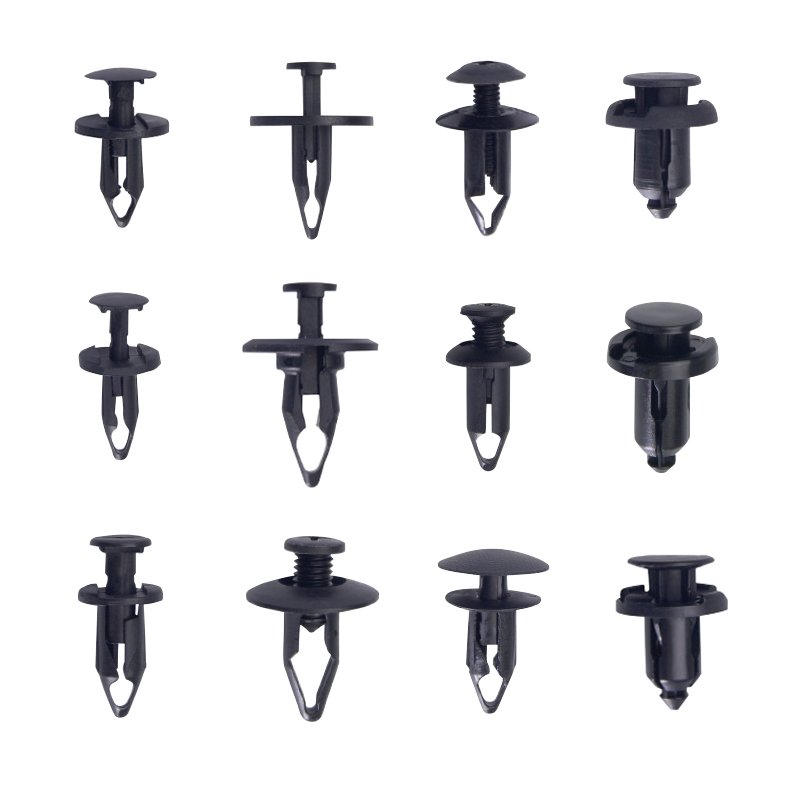 Various Clips Car Nylon Plastic For Toyota Bumper Push Type Bumper Clip Black Shield Panel Retainer Auto Trim Clips