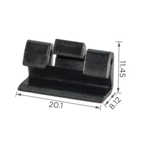 0ZB163 Front Door Belt Molding Clip Compatible Plastic Auto Fasteners Window Sealing Strip Weatherstrip Retainer Clips