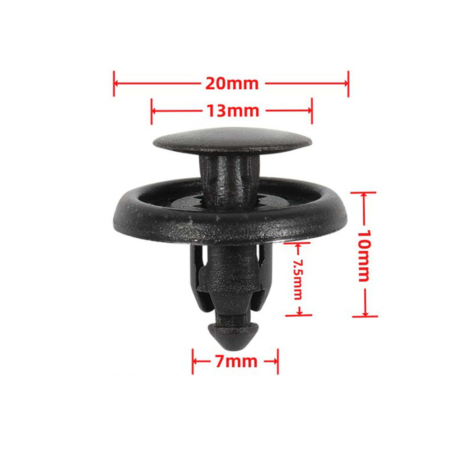 Auto Fastener Bumper Fender Liner Push-Type Retainer Clip for Toyota 9046707166