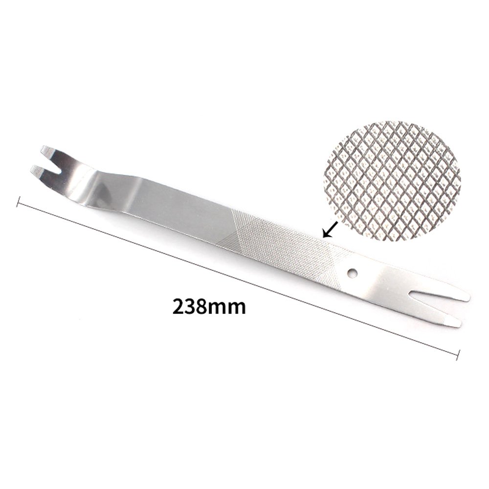6pcs Auto Trim Removal Tools Fastener Remover Pry Bar Scraper For Door Trim Molding Dash Panel
