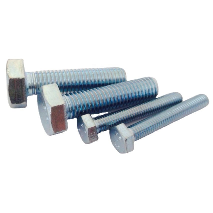 Bolt and Nut Pernos De 12x10 Pernos Y Tuercas M5 Bolt Black Nut Bolts and Screws Din933 Din931 Unc Bs 1/4 1/2 5/8 3/4 1 Inch