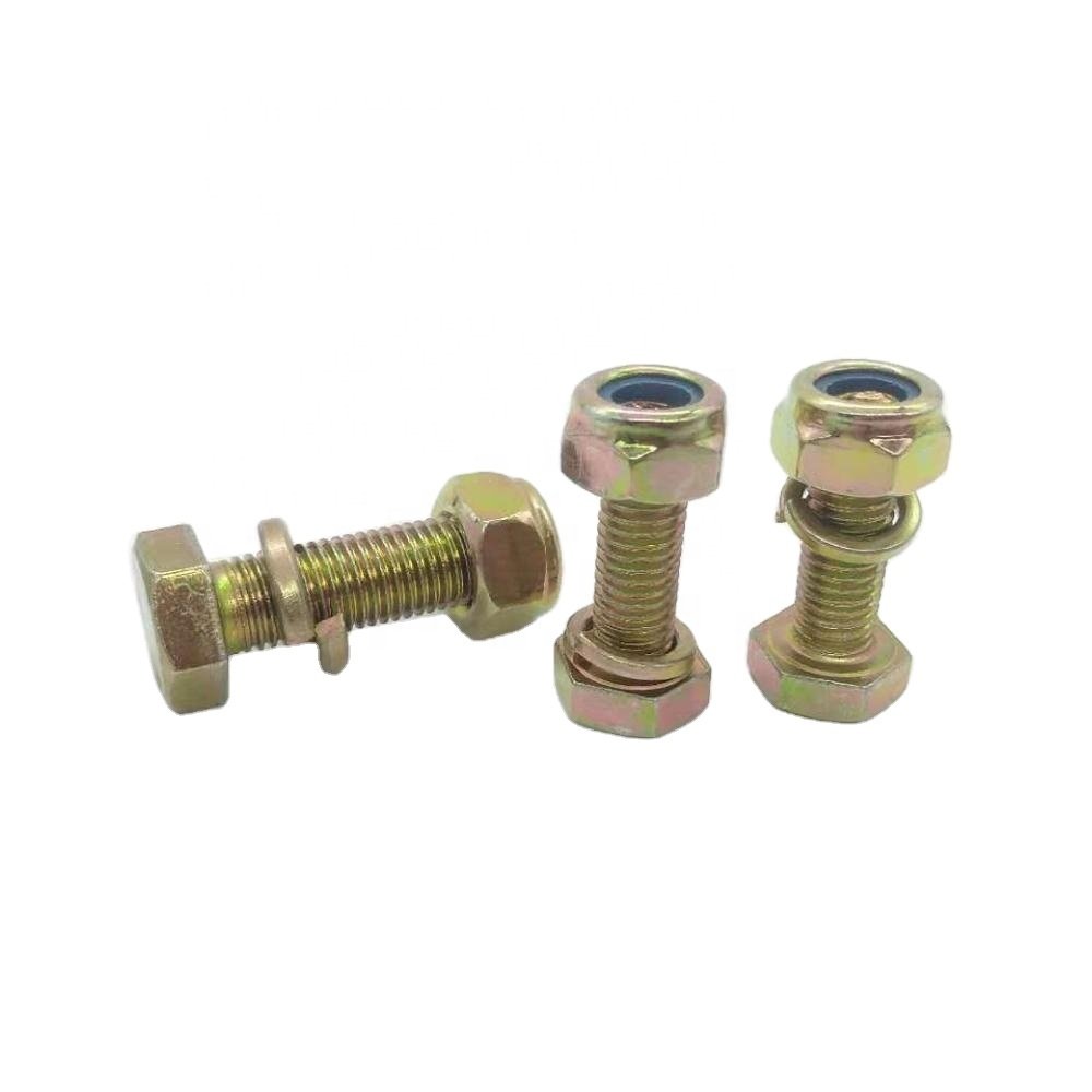 Bolt and Nut Pernos De 12x10 Pernos Y Tuercas M5 Bolt Black Nut Bolts and Screws Din933 Din931 Unc Bs 1/4 1/2 5/8 3/4 1 Inch