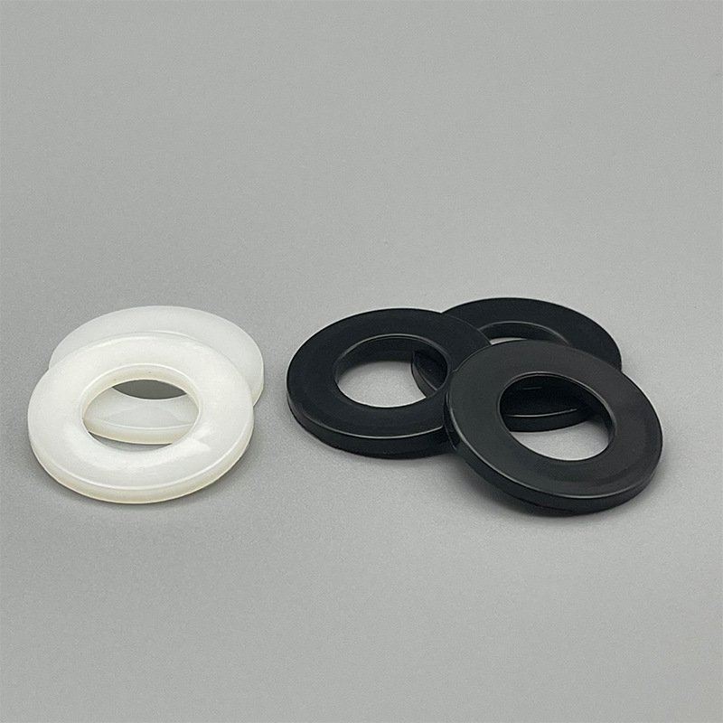 Plastic Polyamide Nylon PA66 Plastic Round Ring Washer Nylon Fasteners M2-M20 DIN125 0.2mm Plastic Flat Washer Gasket