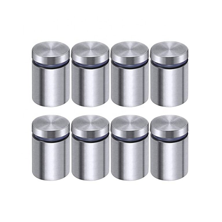 Matte Black Table Top Sign Standoffs Fasteners for Glass Stainless Steel SI Standoff Screws