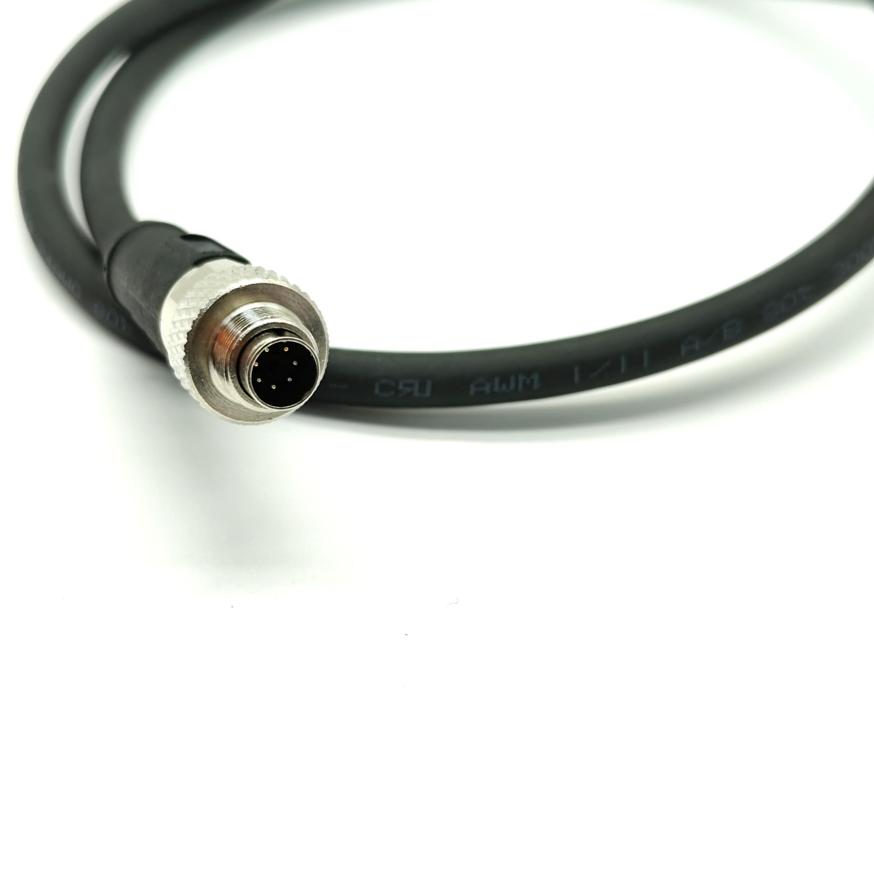 2AWG, 4AWG, 6AWG, 8AWG, 10AWG Battery Charger Cables Copper Inverter Wire with M8 Ring Terminal For Car Solar Auto Rv
