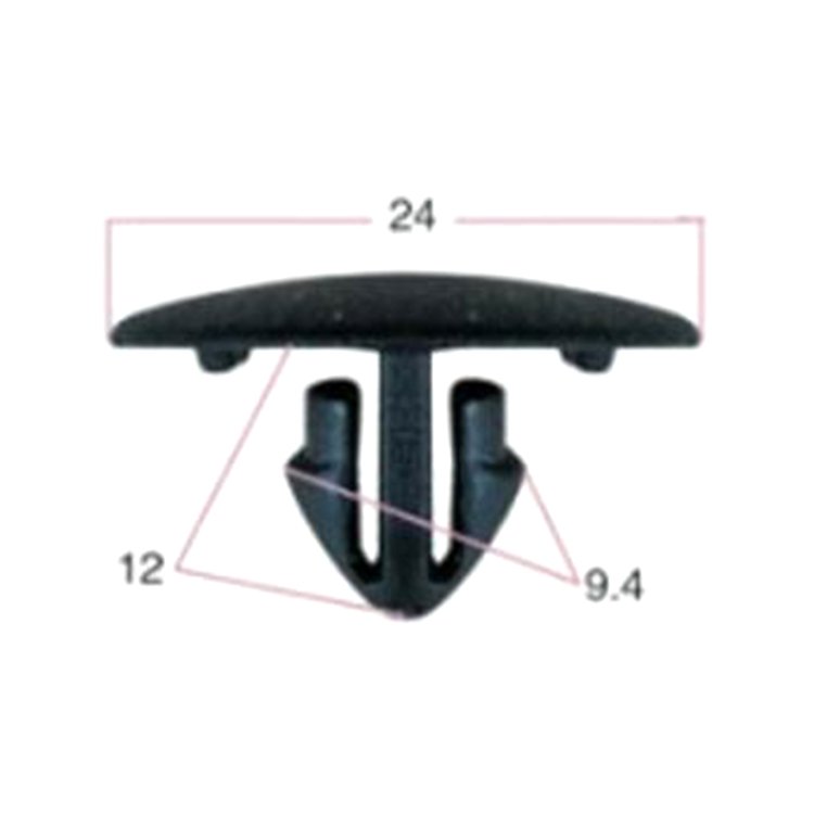 Plastic Automotive Hood Insulation Clips Nylon Retainer Fasteners for Toyota