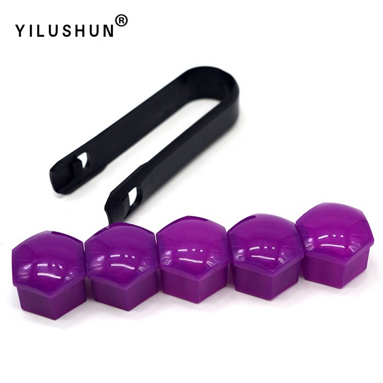 YILUSHUN High-quality 17mm,19mm,21mm Lug Nut Cover Bolts Parts Wheel Accessories Car Clips Auto Fasteners 20pcs/bag