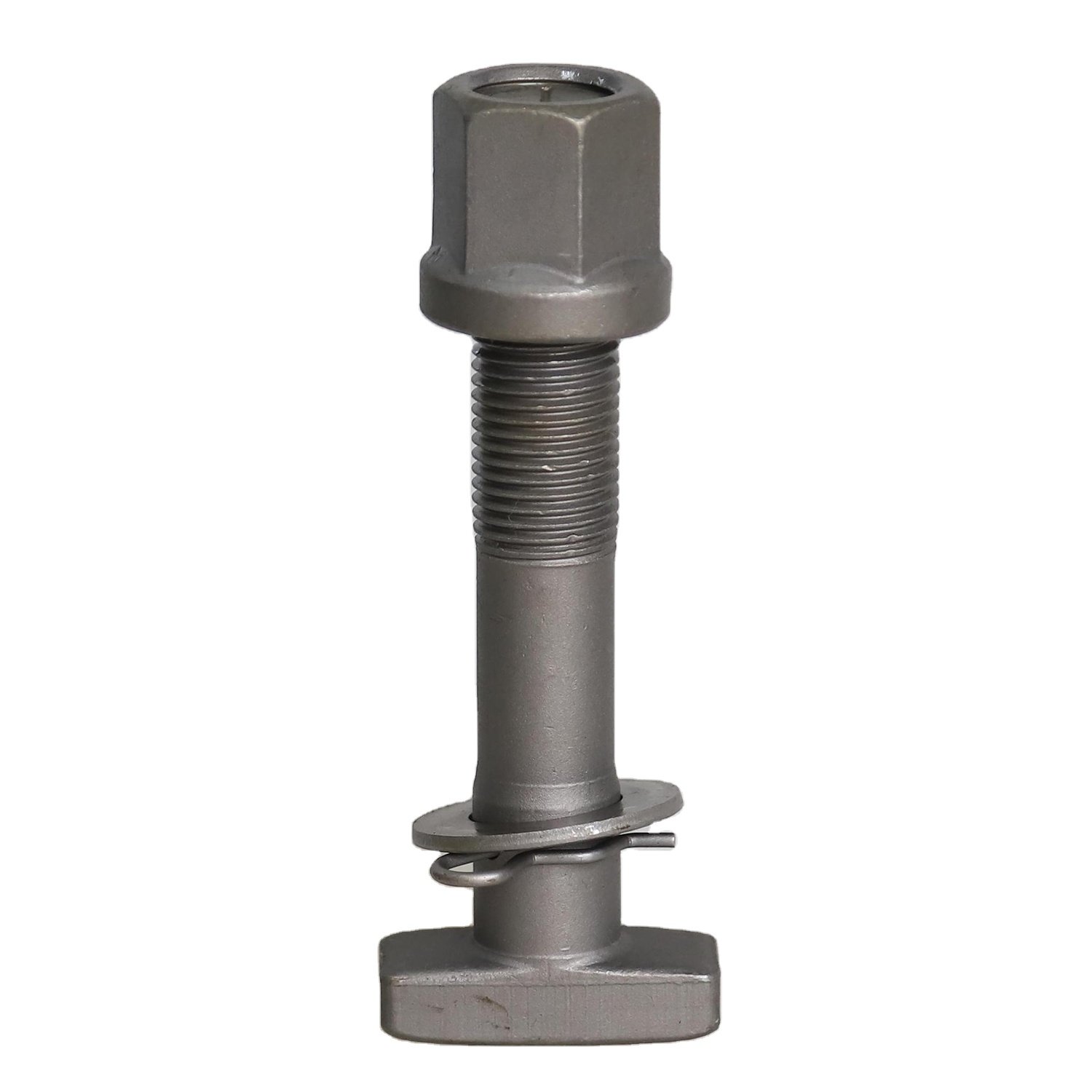High quality 130mm 40cr fasteners auto parts lug nut hub nut t slot bolt wheel lock nut bolt t-bolt for Volvo