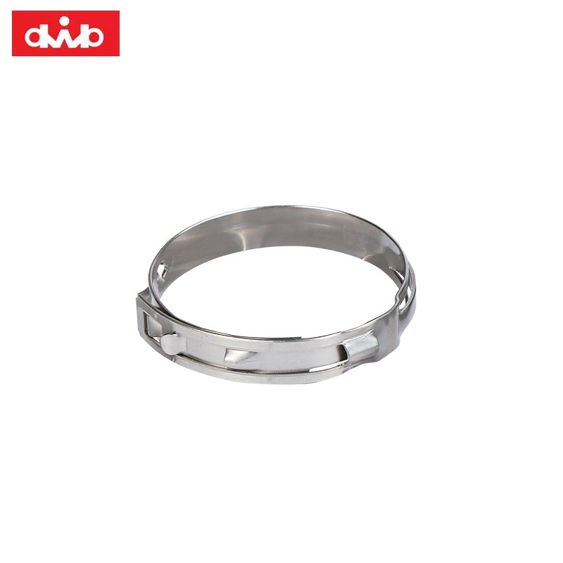 dwb Brand Dongbo Electromechanical Stainless Steel 304 Fasteners Earless Low Profile Hose Clamps for Automotive Industry