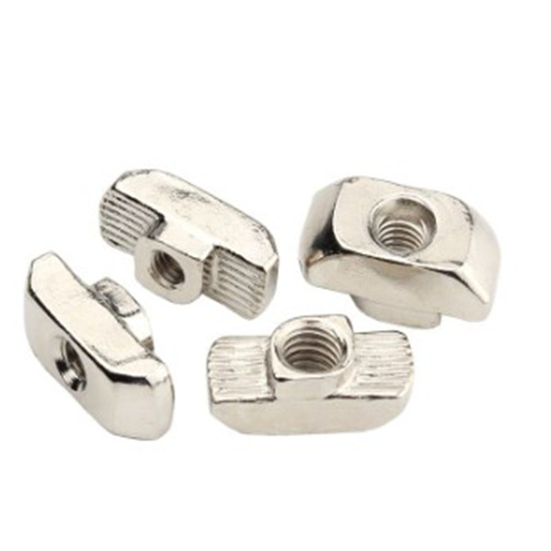 M3/M4/M5*10*6 for 20 Series Slot T-nut Sliding T Nut Hammer Drop In Nut Fasten Connector 2020 Aluminum Extrusion stamping hammer