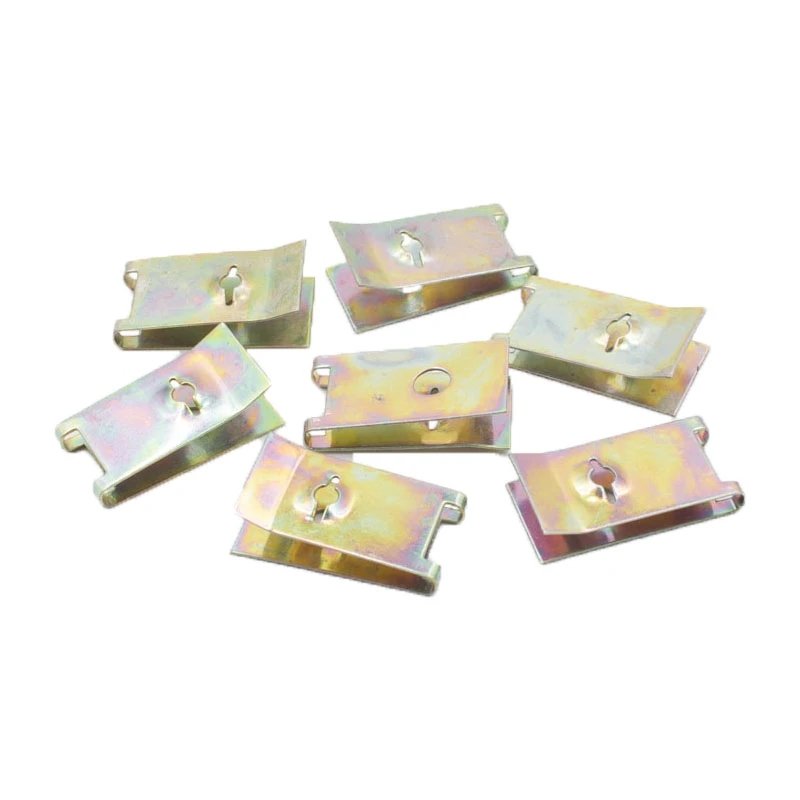 U-Type Car Clips Metal Clip U-Type Screw Gasket 3mm hole For Fender Auto Car Body Fastener Speed Metal Mounting Clamp