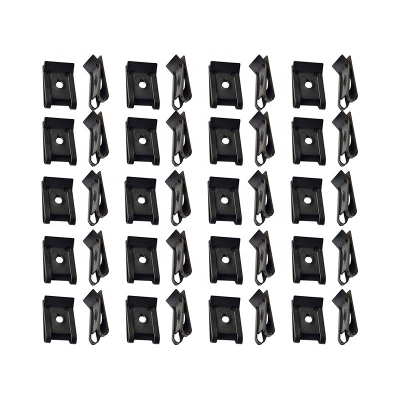 In mixed packaging various types of body fastening rivets for wholesale sale