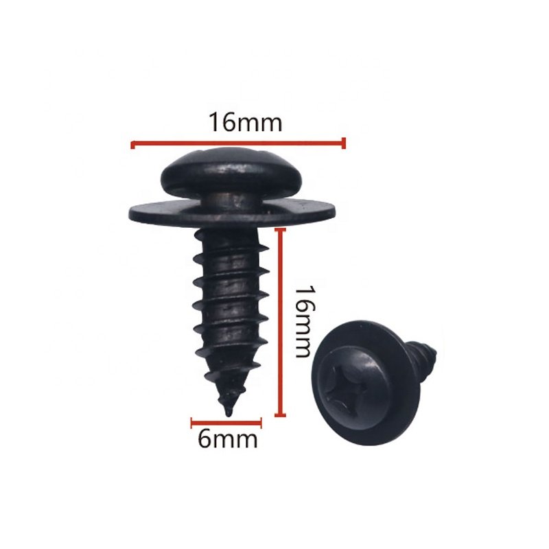 In mixed packaging various types of body fastening rivets for wholesale sale