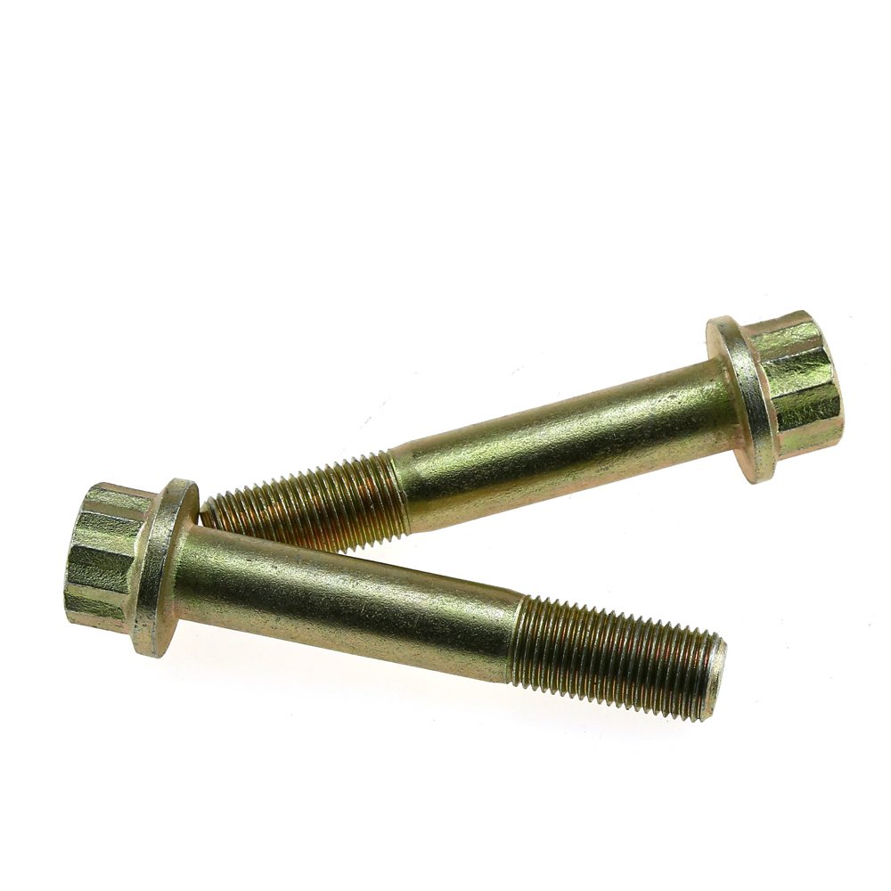 M7*32 M7*24 carbon stainless steel auto wheel split rim assembly 12 point cap flange bolt
