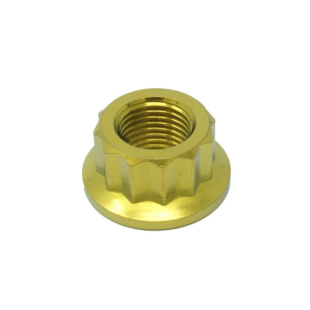M7*32 M7*24 carbon stainless steel auto wheel split rim assembly 12 point cap flange bolt