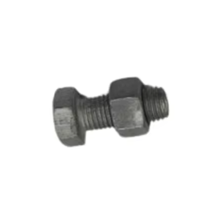 High Quality Full Threaded Metrix Hex Bolt with Nut M16 Metric Stainless Steel Galvanized hex bolt