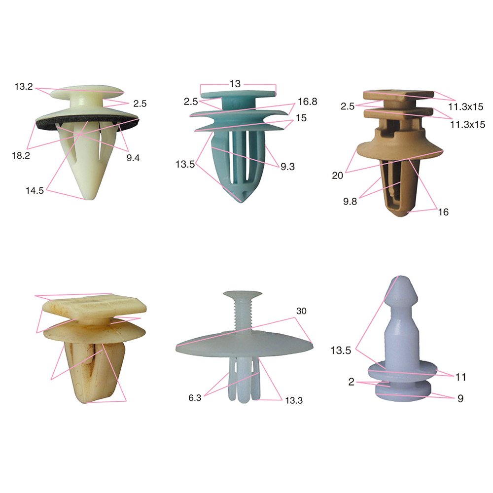 Brand new universal Auto Spare Parts Car Nylon Fasteners Clips Auto Plastic Push Screw Rivets