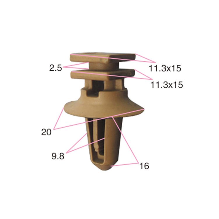 Brand new universal Auto Spare Parts Car Nylon Fasteners Clips Auto Plastic Push Screw Rivets