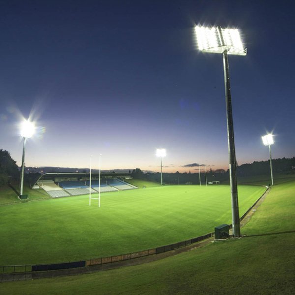 15m 20m 25m 30m 35m stadium high mast light pole with flood light